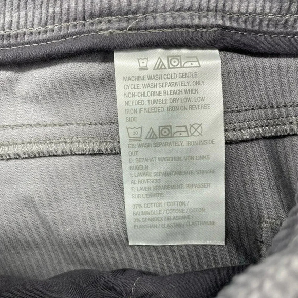 D&Co. Pants Women's Sz 18W Gray Skinny Stretch Corduroy 5-Pockets Pullover - Picture 11 of 12